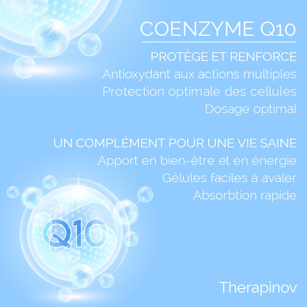 Co-Enzyme Q10 100mg Plus : Antioxydant, Cœur & Circulation