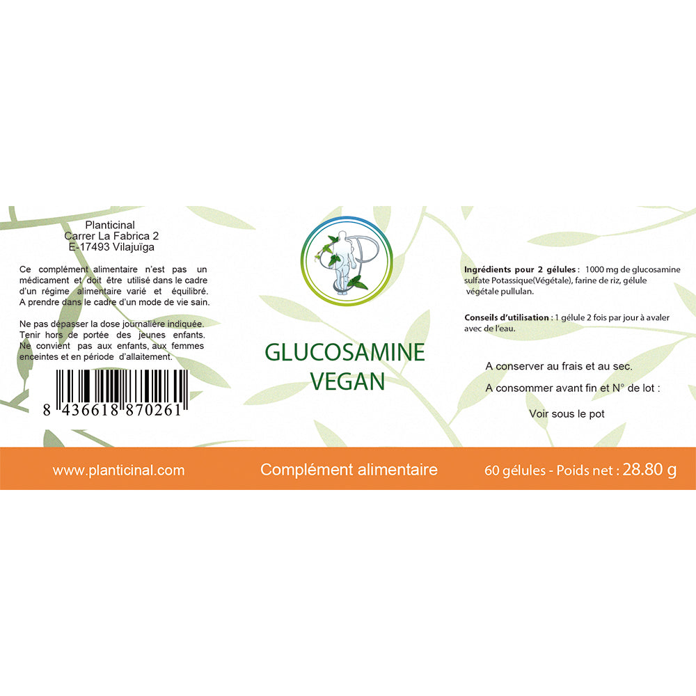 Glucosamine Sulfate Végane Pack Promo x 3