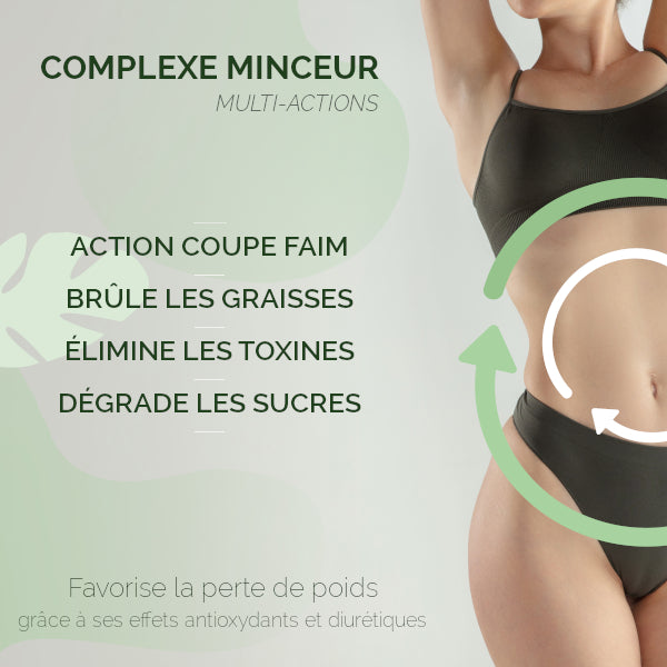 Complexe Minceur (Guarana + Thé Vert) : Perte de poids & Vitalité