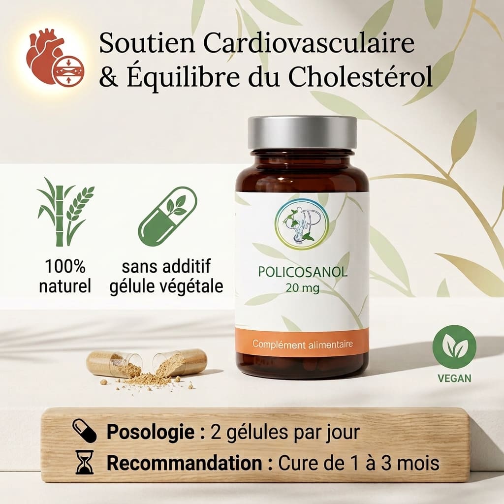 Policosanol Naturel – Contribue à l’Équilibre Lipidique