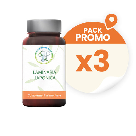 Laminaria Japonica 0.1 % d'iode 10 % PSC Pack Promo x 3