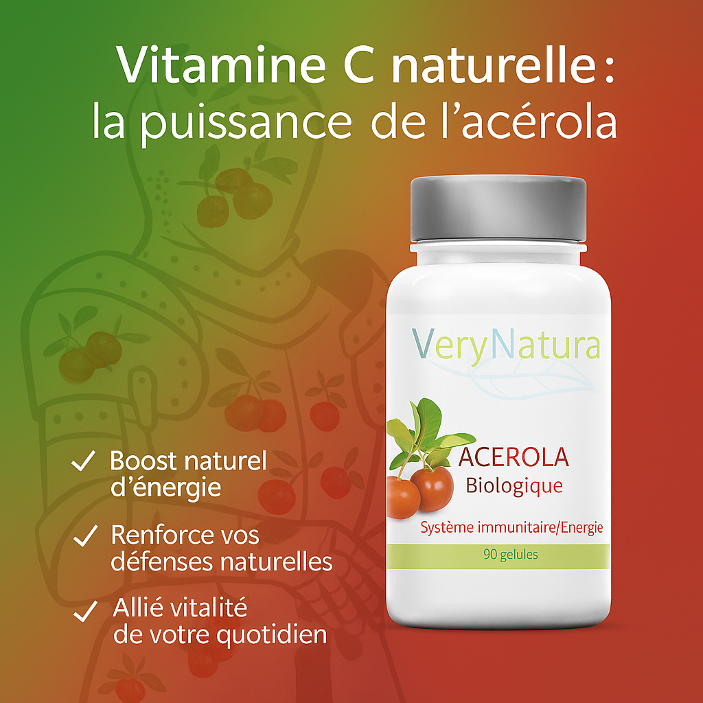 Acérola Bio 17 % Vit C :  Immunité & Energie