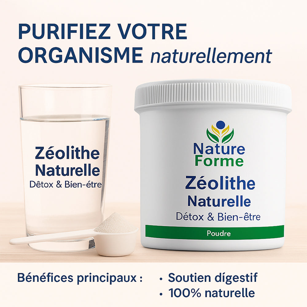 Zéolithe  Clinoptilolite : Détox, Antioxydant