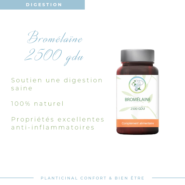 Bromélaïne 400 mg 2500 GDU Pack Promo x 5