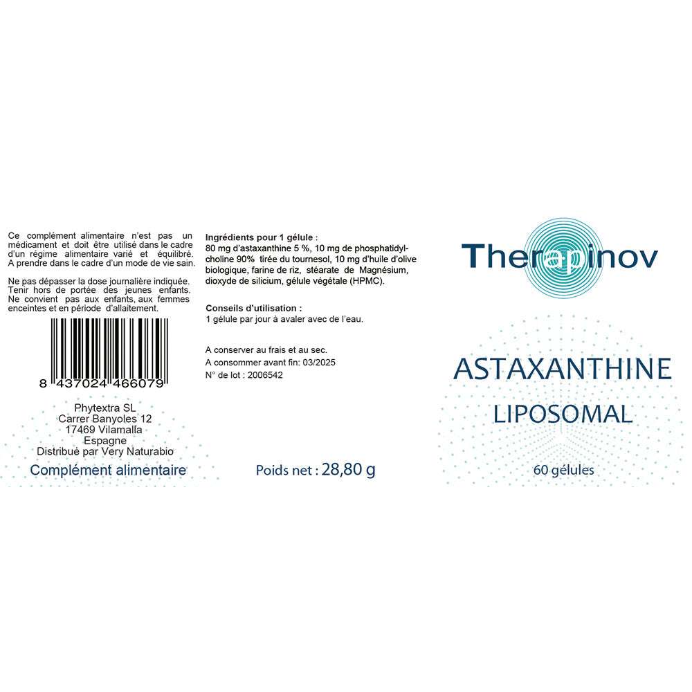 Astaxanthine Liposomal 80 mg 5 % : Vision