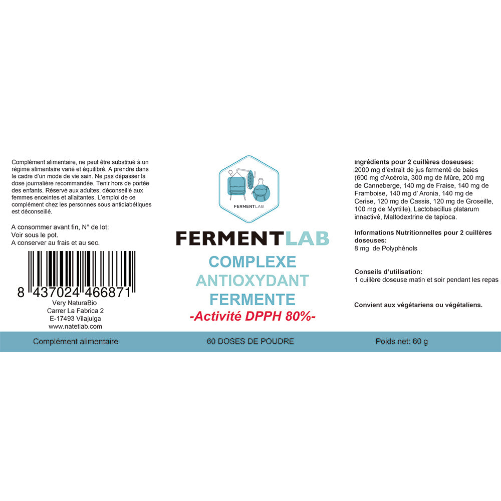Complexe Anti Oxydant Fermenté Poudre