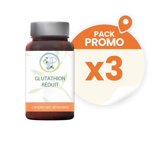 Glutathion réduit GSH Pack Promo x 3