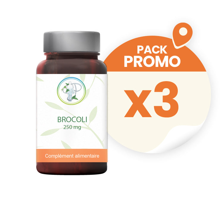 Brocoli à 10% de Glucoraphanine activée Pack Promo x 3
