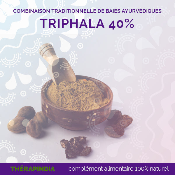 Triphala 40% Tanins – L’Équilibre Digestif Naturel Inspiré de l’Ayurveda