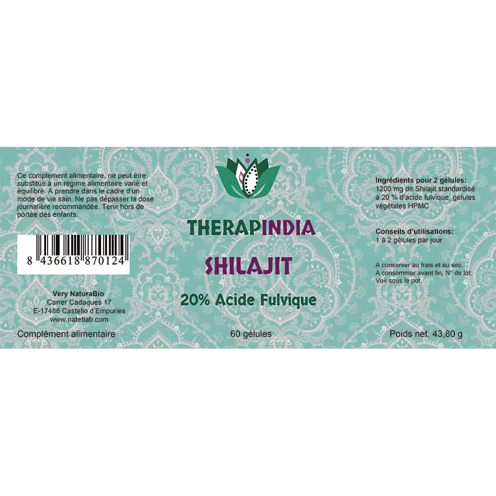 Shilajit de l'Himalaya 20% Acide Fulvique (Therapindia), photo 3