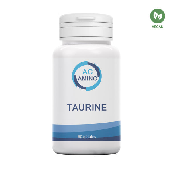 Taurine 500 mg : cœur, cerveau et vitalité