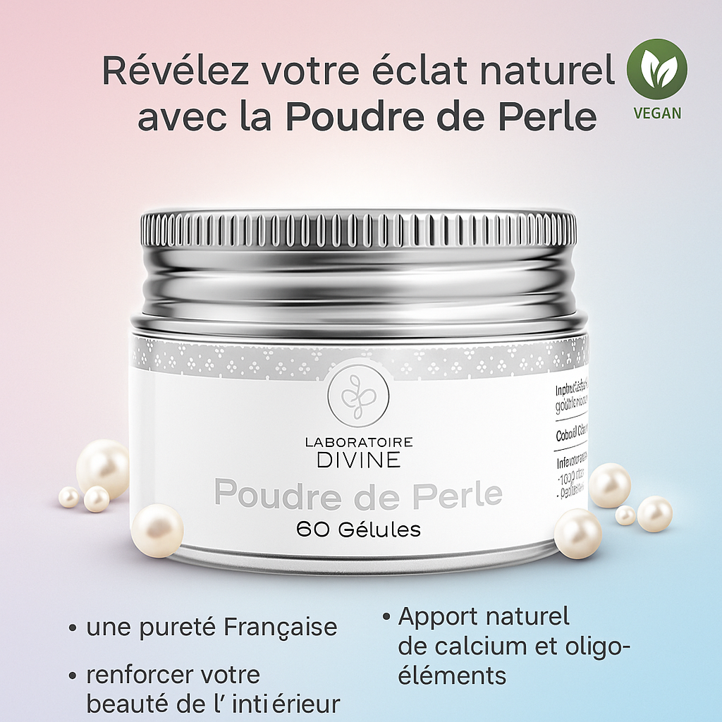 Poudre de perle Origine France : Peau, cheveux & ongles