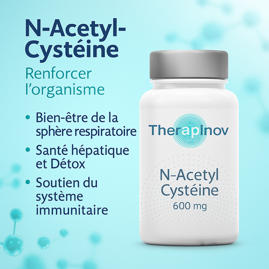 N-Acétyl Cystéine (NAC) 600 mg - Antioxydant & Voies Respiratoires