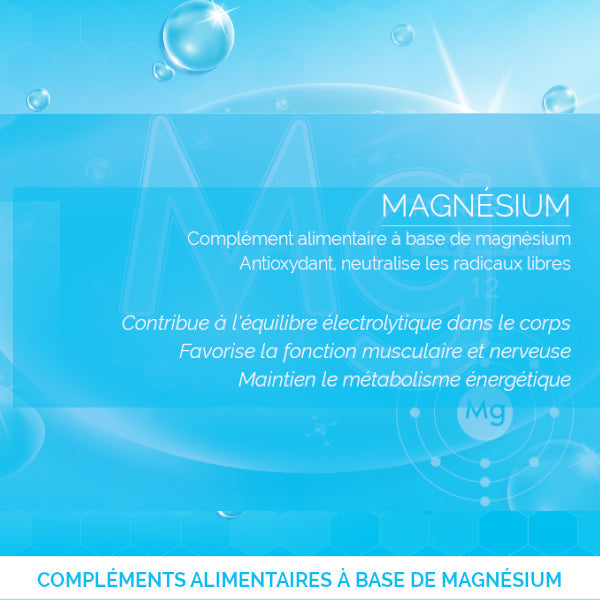 Magnésium ATA + Poudre : Stress & Vitalité