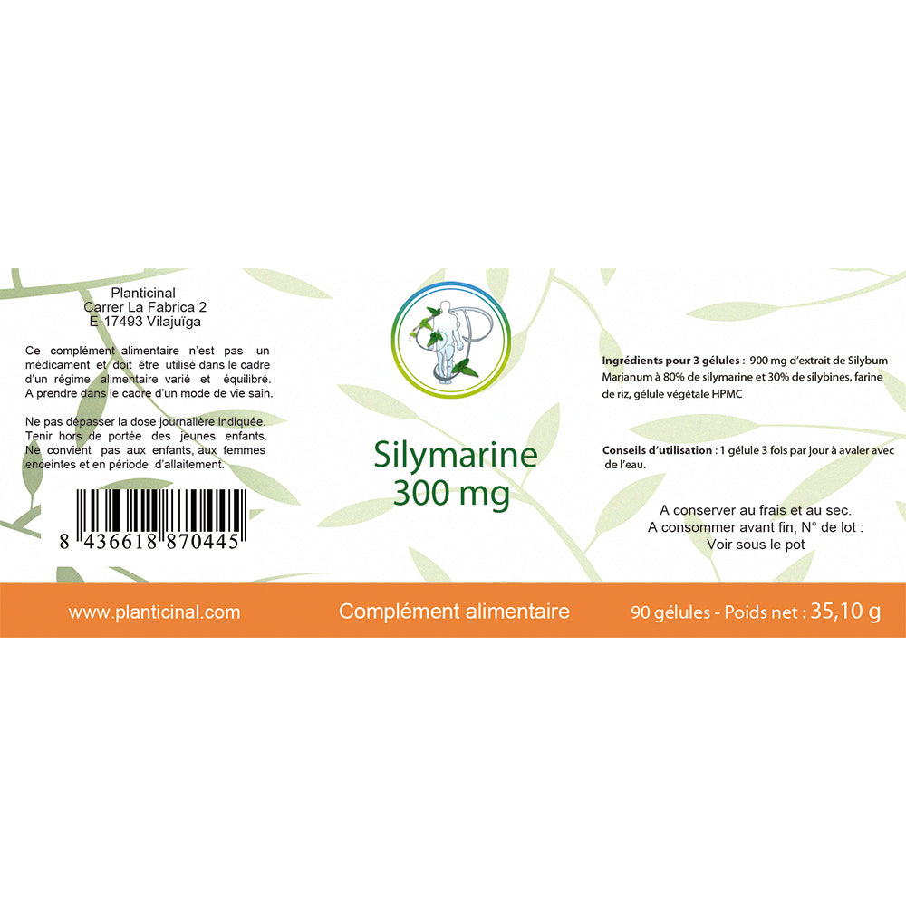 Silymarine 32% Silybines : Santé du foie & Detox