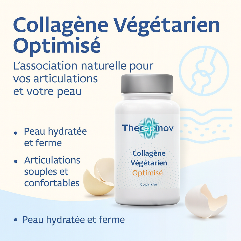 Collagène Végétarien en Gélule + Vitamine C  : Peau & Articulations