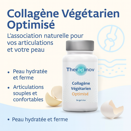 Collagène Végétarien en Gélule + Vitamine C  : Peau & Articulations