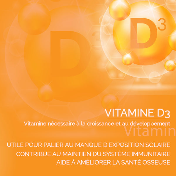 Vitamine D3 de Lanoline 100 % Naturelle : Os & Immunité