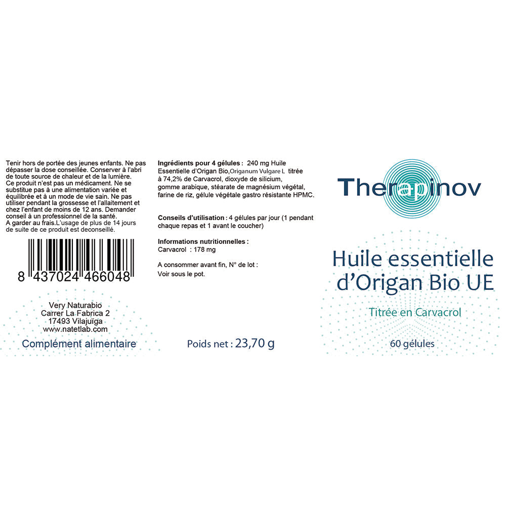Huile Essentielle d'Origan Bio  : Immunité & Transit