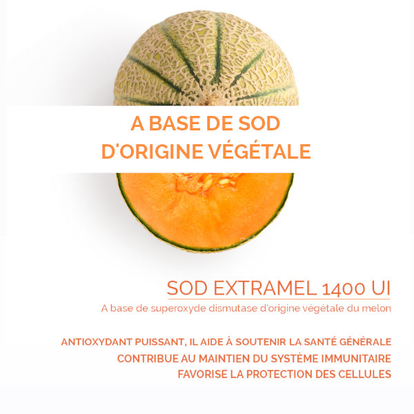 SOD Extramel 14000 UI : Antioxydant