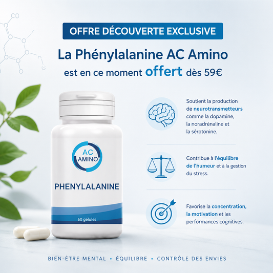 Phénylalanine 500 mg : Moral & Humeur