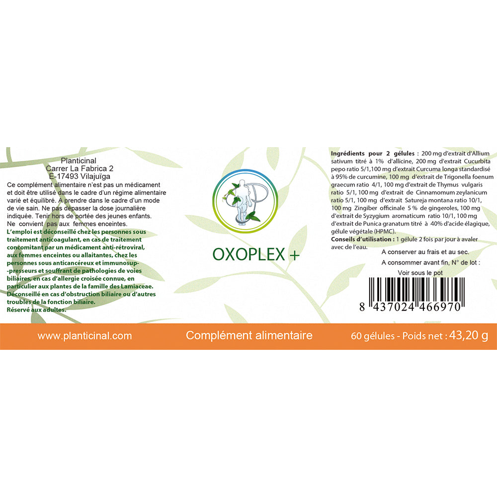 Oxoplex+ – Vermifuge naturel humain adulte
