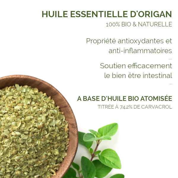 Huile Essentielle d'Origan Bio  : Immunité & Transit