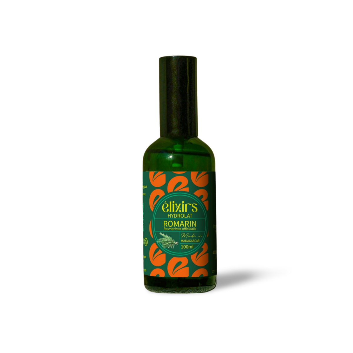 Hydrolat de Romarin Bio : Eau Florale Tonifiante Visage & Cheveux (100 ml) - Élixirs de Clara