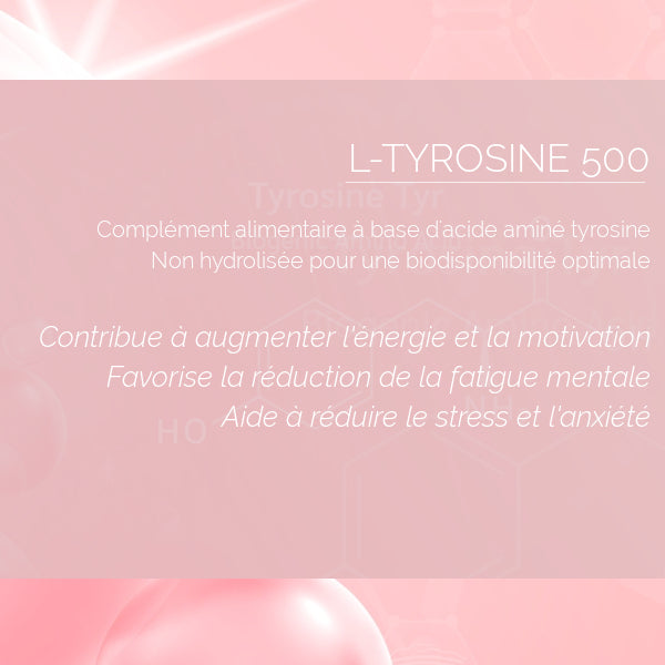 L-Tyrosine 500 mg : Sport & Activité Physique