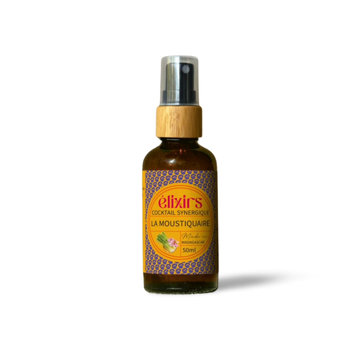 La Moustiquaire | Spray répulsif naturel aux huiles essentielles - Élixirs de Clara