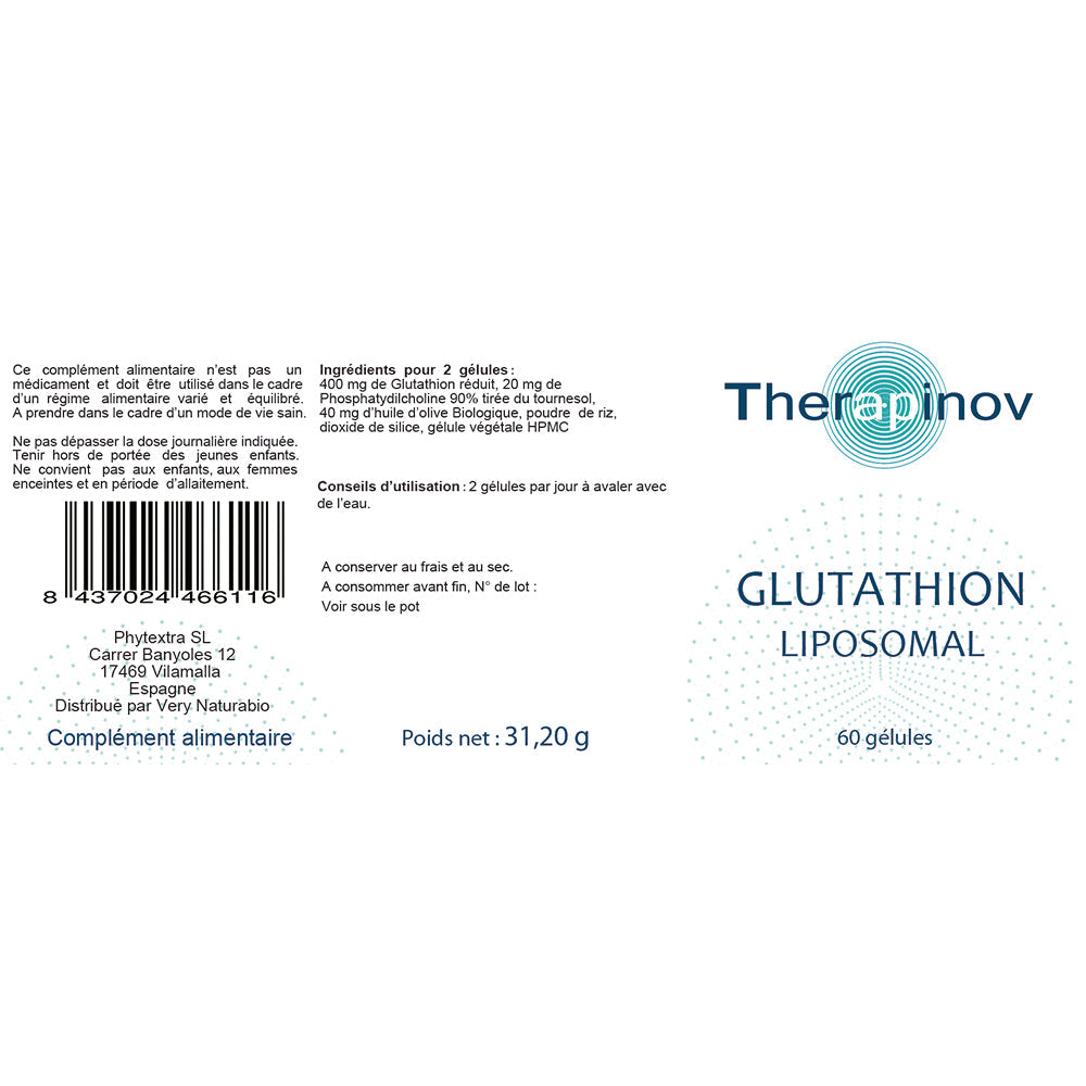 Glutathion Liposomal : Antioxydant