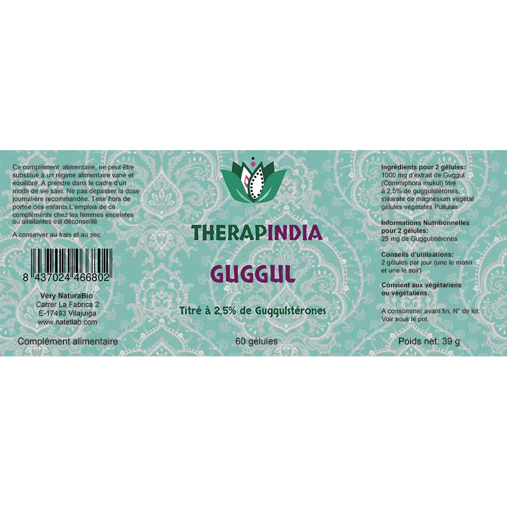 Guggul 2,5% Guggulstérones (Therapindia), photo 2