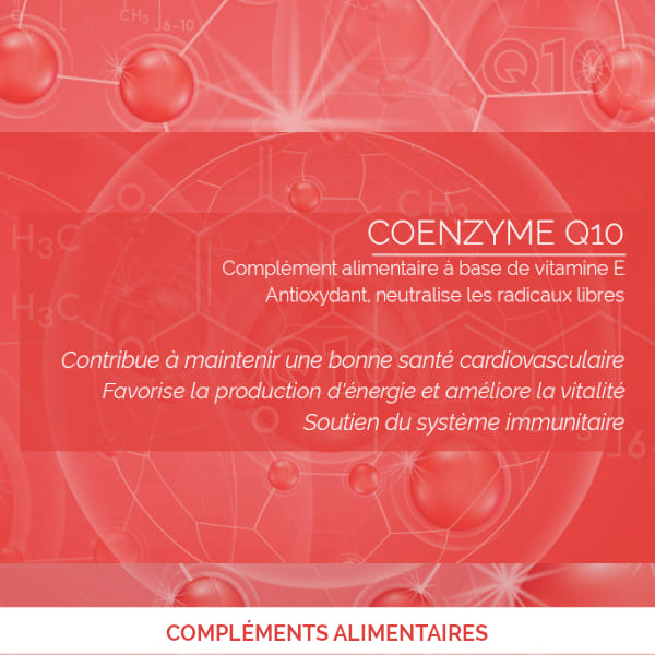 Coenzyme Q10 100 mg + Vitamine E – Énergie & Antioxydant