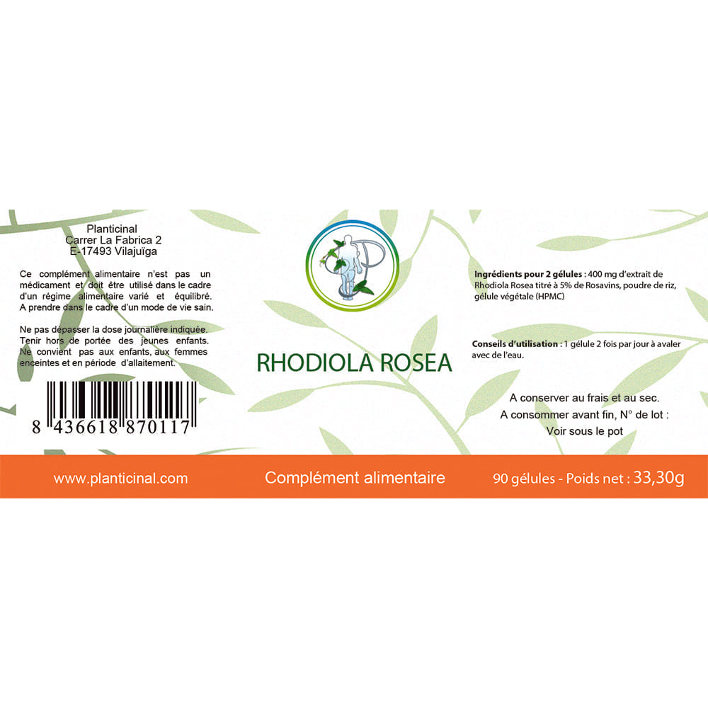 Rhodiola Rosea 5% Rosavins Pack Promo x 3