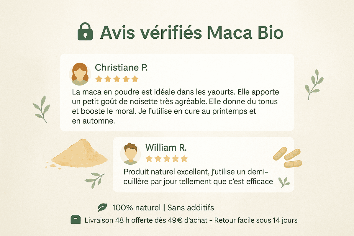 Maca Bio : Désir Sexuel & Vitalité