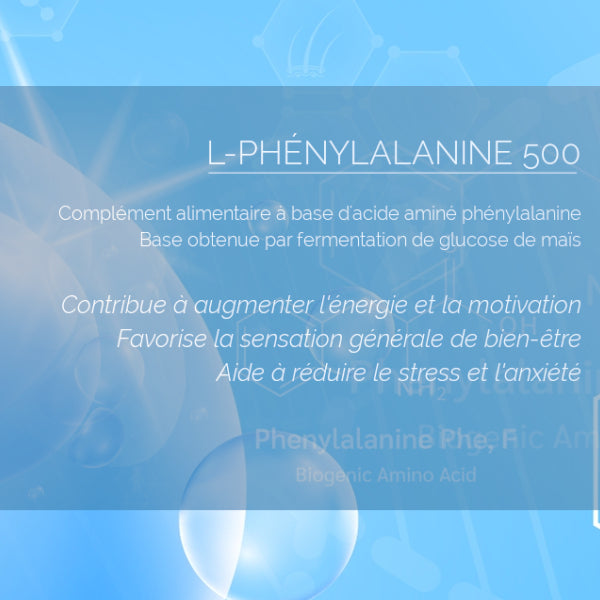 Phénylalanine 500 mg : Moral & Humeur