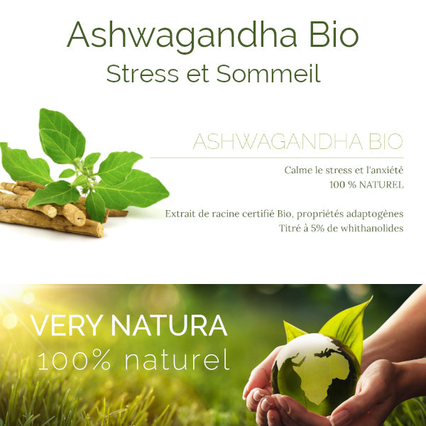 Ashwagandha Bio 5 % : Concentration & Relaxation