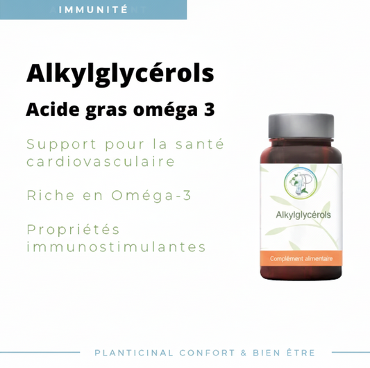 Alkylglycérols 20% + Oméga-3 – Contribue au Bien-être et aux Défenses Naturelles