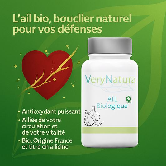 Ail Bio Extra Fort 1% Allicine - Allié Naturel pour le Cœur et l'Immunité