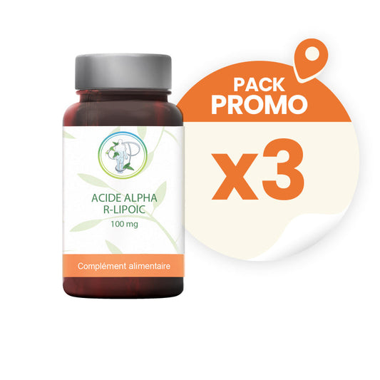 Acide Alpha R-Lipoic Pack Promo x 3