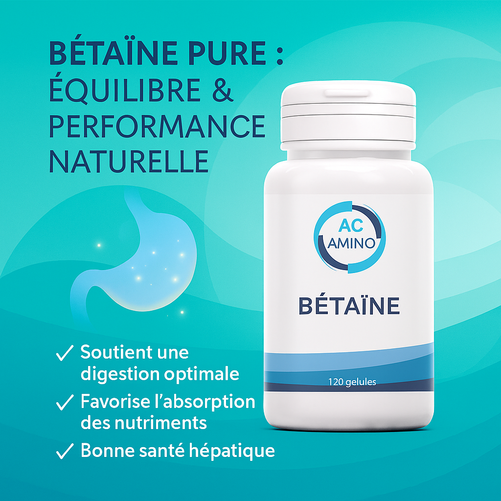 Bétaïne HCL 400 mg : Homocystéine