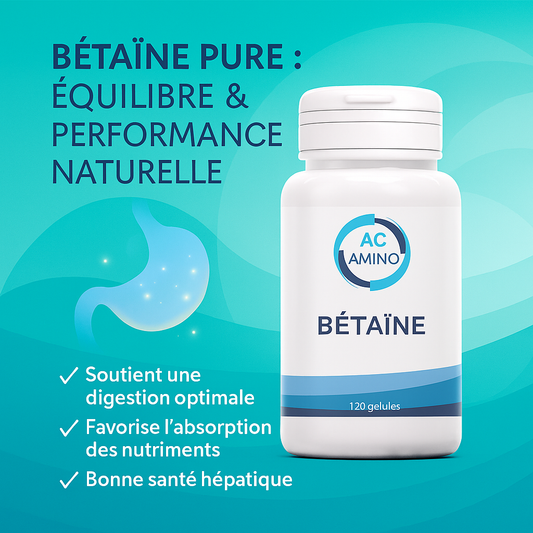 Bétaïne HCL 400 mg : Homocystéine