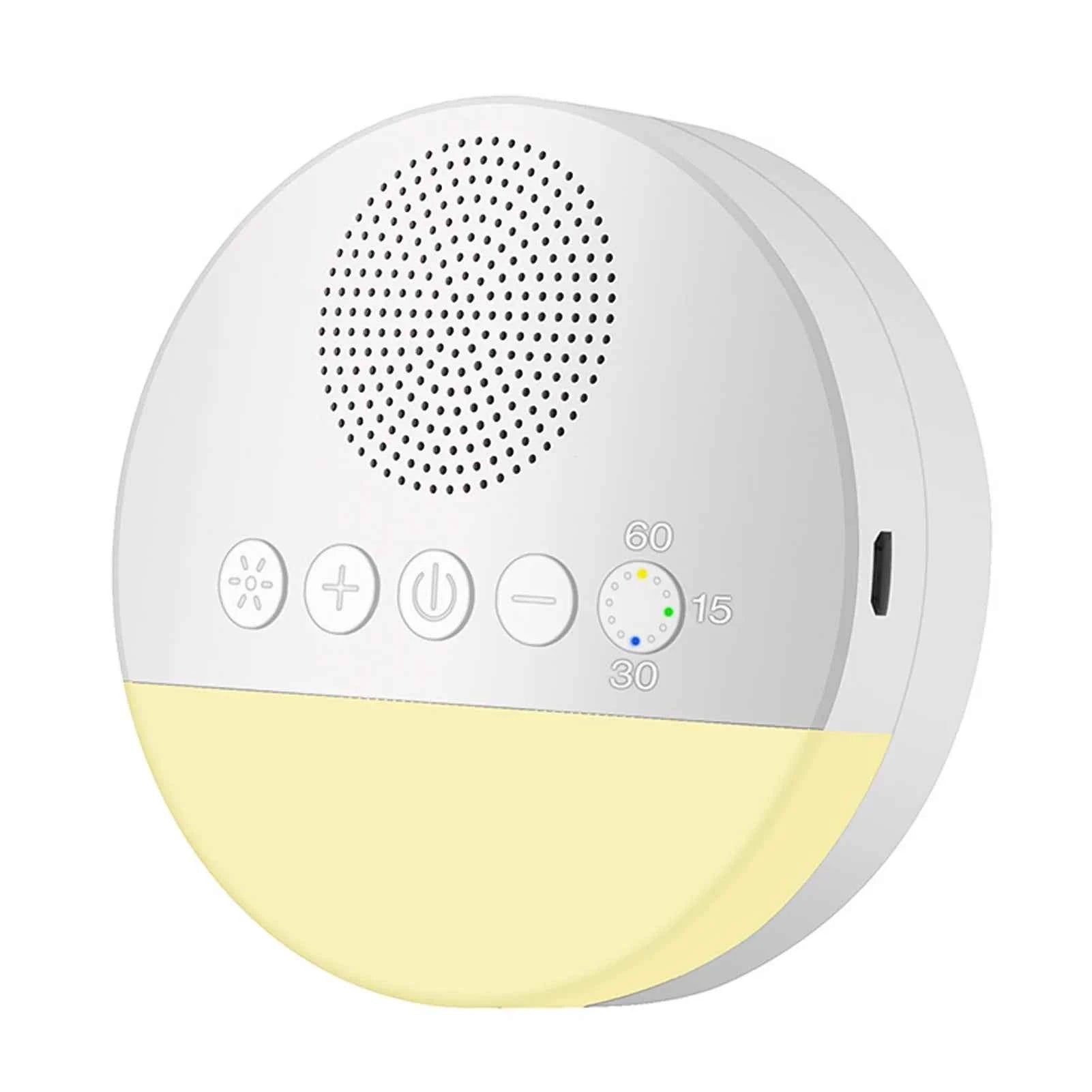 Machine à bruit blanc & lumière pour bébé avec réglages de volume et minuterie intégrés