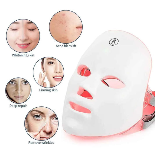 Masque luminothérapie portable pour le traitement de l'acné et le raffermissement de la peau