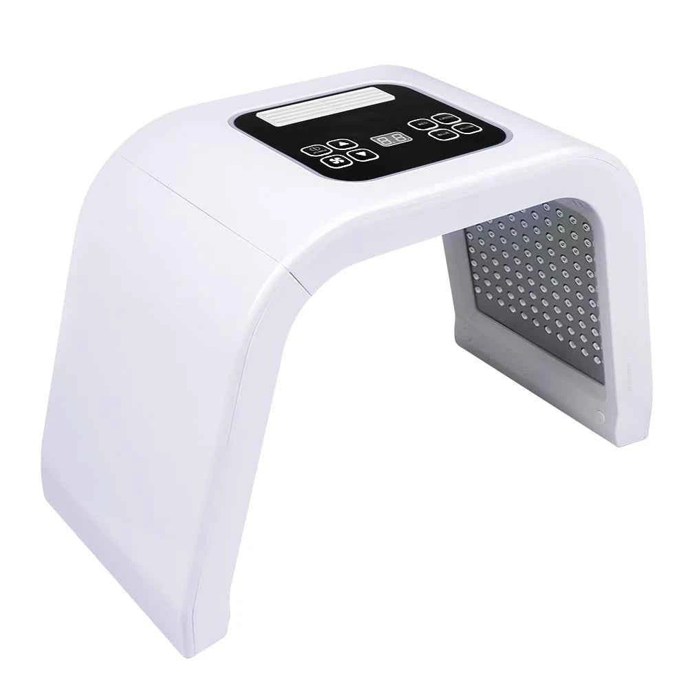 Masque luminothérapie LED avec panneau de contrôle pour soins de la peau à domicile
