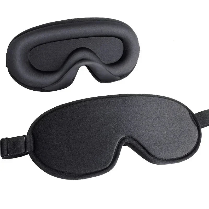 Masque relaxation musicale noir pour un confort optimal pendant la méditation ou le sommeil