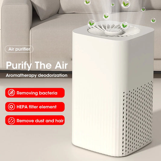 Purificateur d'air portable avec filtre HEPA pour éliminer poussière et bactéries dans votre intérieur