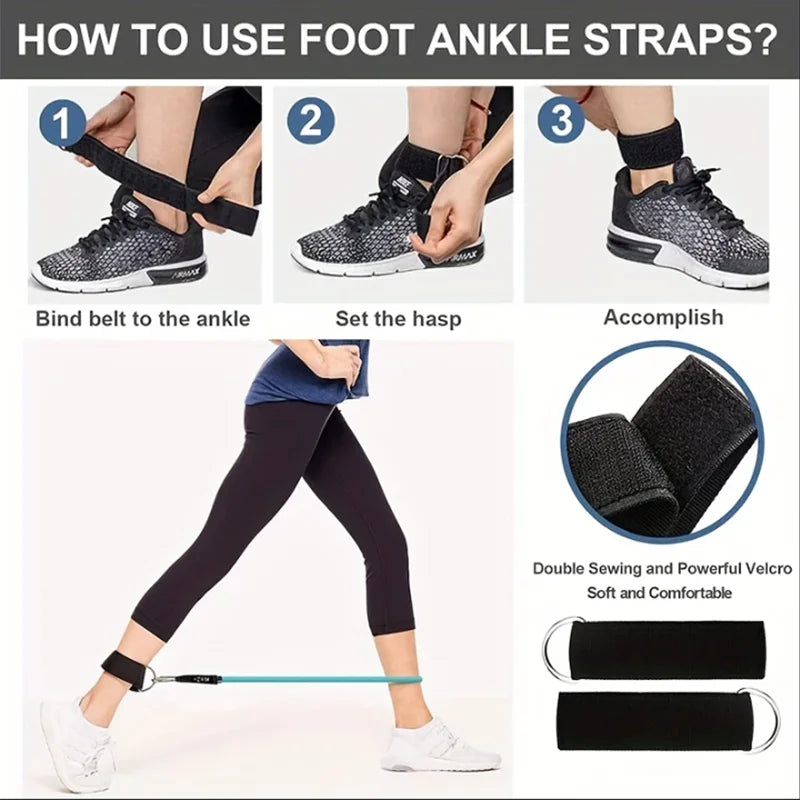 Comment utiliser des sangles de cheville avec instructions étape par étape pour un entraînement efficace