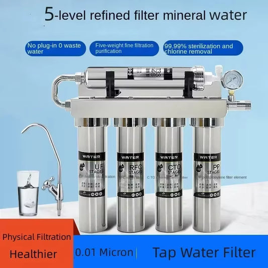 Purificateur d'eau en 5 étapes - Filtration professionnelle pour votre cuisine